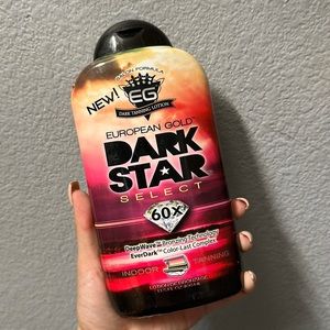 Dark star I door tanning lotion